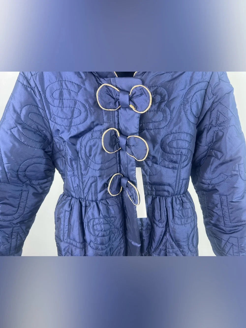Marc Jacobs Girls Puffer Coat/Jacket, Navy, Size 5